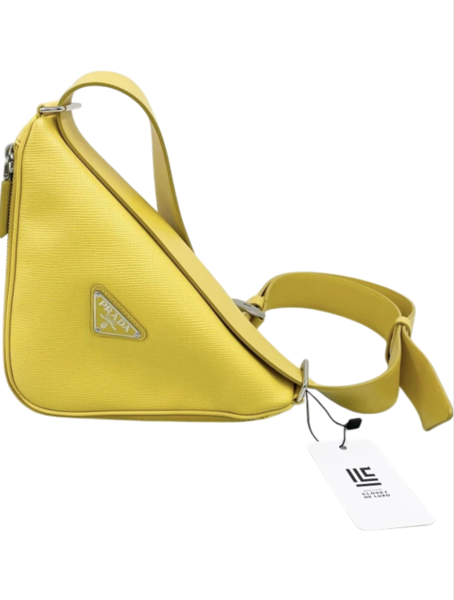 Imagem de BOLSA TRIANGULAR AMARELO PRADA
