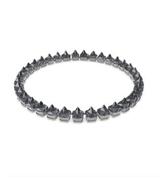 Imagem de COLAR ORTYX CHOKER PYRAMID SPIKE PRETO SWAROVSKI