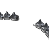 Imagem de COLAR ORTYX CHOKER PYRAMID SPIKE PRETO SWAROVSKI