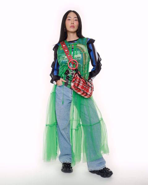 Imagem de VESTIDO TULE VERDE MAISON SPECIAL