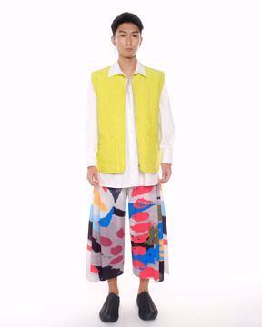 Imagem de CALÇA PANTACOURT ESTAMPADA ISSEY MIYAKE PLEATS PLEATS