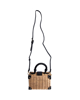 Imagem de BOLSA  DE PALHA NATURAL COM PRETO