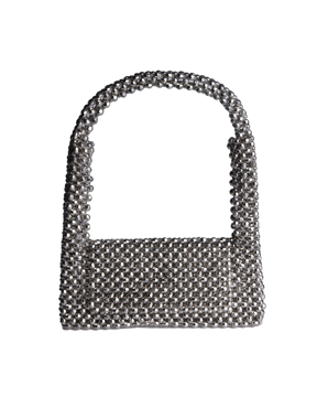 Imagem de BOLSA MIÇANGA BOLINHAS PRATA