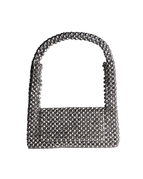 Imagem de BOLSA MIÇANGA BOLINHAS PRATA