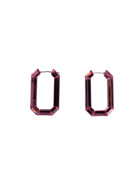 Imagem de BRINCO LUCENT SWAROVSKI ROSA