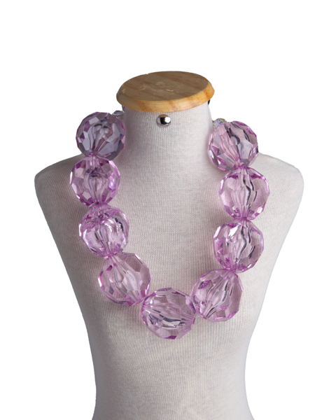 Imagem de COLAR BOLAS ROXO