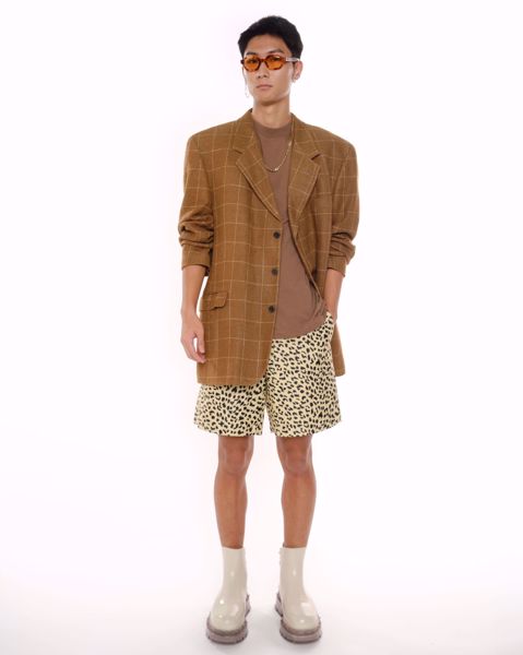 Imagem de SHORTS JACQUARD DE ONÇA GUCCI