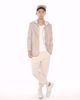 Imagem de BLAZER DE COURO BEGE ZARA