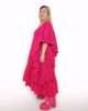 Imagem de VESTIDO ROSA BABADOS MARTINS