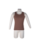 Imagem de REGATA MASCULINA CANELADA MARROM COTTON PROJECT
