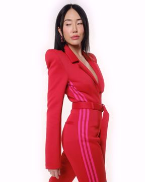 Imagem de MACACAO IVY PARK ADIDAS VERMELHO