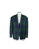 Imagem de BLAZER LÃ XADREZ VERDE E AZUL MARINHO VINTAGE