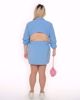 Imagem de VESTIDO BLAZER AZUL PLUS SIZE