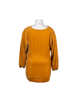 Imagem de VESTIDO ENVELOPE DE VELUDO MOLHADO MOSTARDA