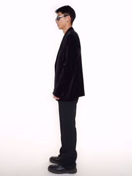 Imagem de BLAZER DE VELUDO PRETO
