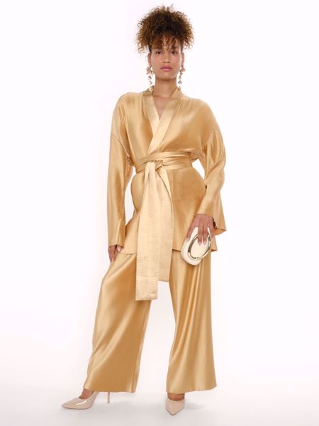 Imagem de CONJUNTO KIMONO DOURADO NERIAGE