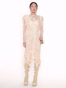 Imagem de VESTIDO DE RENDA VINTAGE COM OMBREIRA