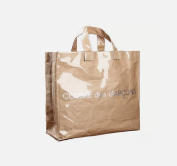 Imagem de BOLSA TOTE PAPREL KRAFT PLASTIC COMME DES GARÇONS