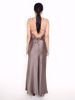 Imagem de VESTIDO SLIPDRESS DE CETIM MARROM ZARA