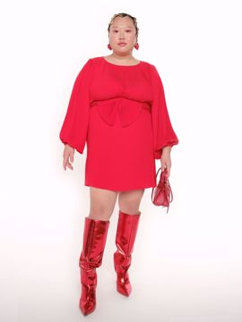 Imagem de BOTA CANO ALTO VERMELHA METALIZADA SCHUTZ