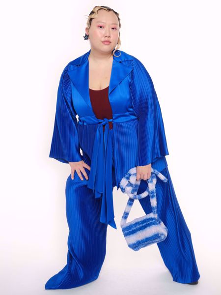 Imagem de BOLSA ATOALHADA AZUL MARNI