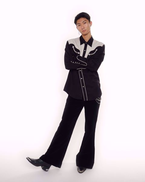 Imagem de CAMISA COWBOY PRETO E BRANCO