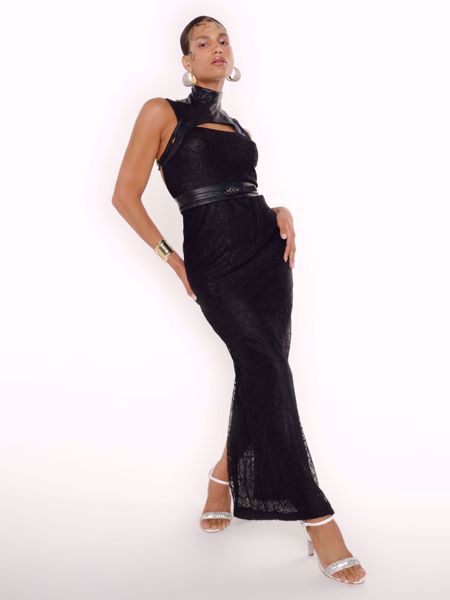 Imagem de VESTIDO LONGO PRETO VERSACE