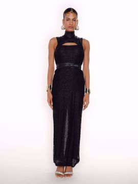 Imagem de VESTIDO LONGO PRETO VERSACE