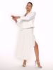 Imagem de SAIA MIDI OFF WHITE PREGAS MODEM