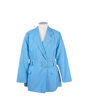 Imagem de VESTIDO BLAZER AZUL PLUS SIZE
