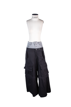 Imagem de CALÇA UPCYCLING SARJA SOBREPOSTA MOTTA