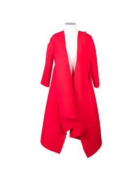 Imagem de KIMONO CASACO VERMELHO PLISSADO FERNANDA YAMAMOTO