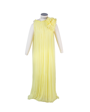 Imagem de VESTIDO LONGO DE CHIFON AMARELO BARBARA BELA