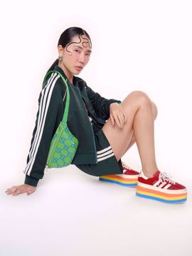Imagem de CONJUNTO DE AGASALHO E SHORTS GUCCI X ADIDAS
