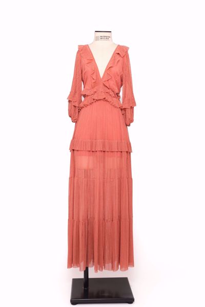 Imagem de VESTIDO LONGO ALARANJADO