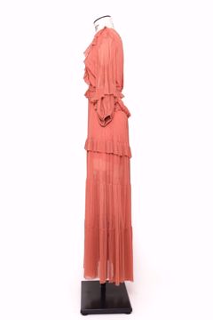 Imagem de VESTIDO LONGO ALARANJADO
