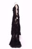 Imagem de VESTIDO LONGO DE SEDA E RENDA PRETO HELO ROCHA