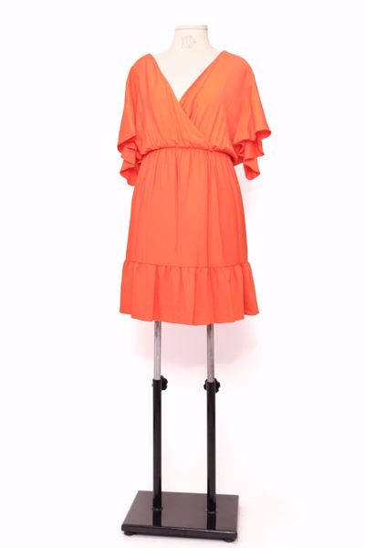 Imagem de VESTIDO CURTO PLUS SIZE LARANJA