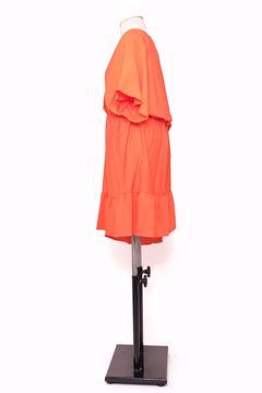Imagem de VESTIDO CURTO PLUS SIZE LARANJA