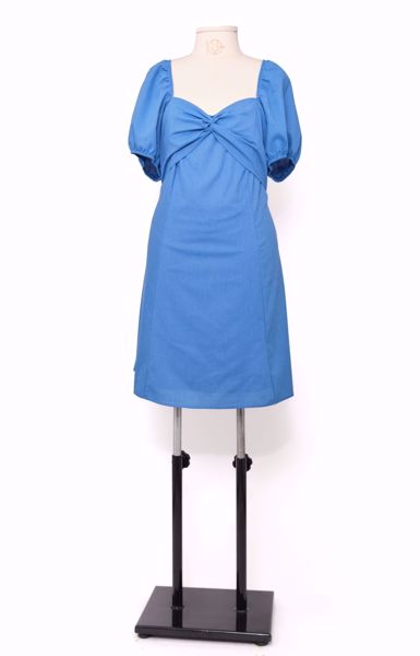 Imagem de VESTIDO CURTO PLUS SIZE AZUL