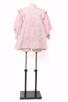 Imagem de VESTIDO BONECA ROSA COM BABADOS