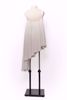 Imagem de VESTIDO ASSIMETRICO SEDA BRANCO OFF WHITE FLUIDO