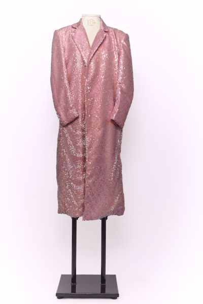 Imagem de CASACO  LONGO ROSA PAETE HOLOGRAFICO