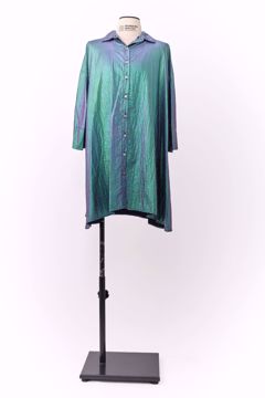 Imagem de CASACO VERDE HOLOGRAFICO MANGA CURTA