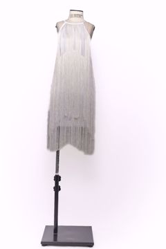 Imagem de VESTIDO FRENTE UNICA BRANCO OFF WHITE FRANJA LONGAS